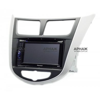Рамка переходная Carav 11-105 Hyundai i25. Accent. Solais. Verna 10+ 2 DIN