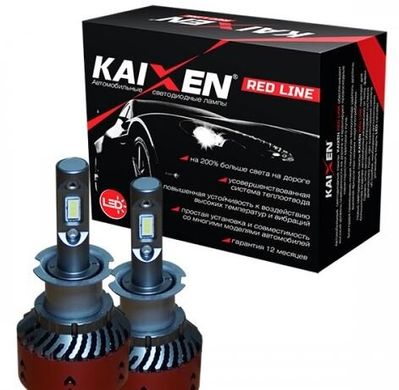 Светодиодные автолампы Kaixen RedLine H3 6000K 35W