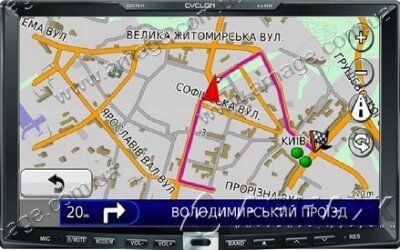 Автомагнітола Cyclon SDV 7011 з GPS