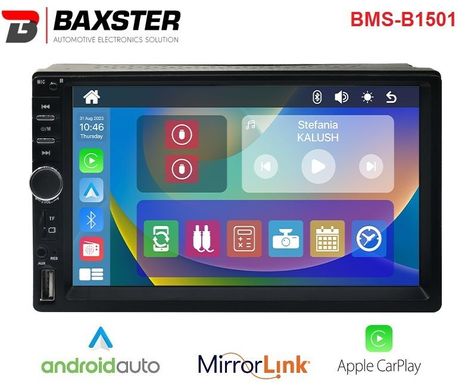 Автомагнітола Baxster BMS-B1501 Carplay/AndroidAuto