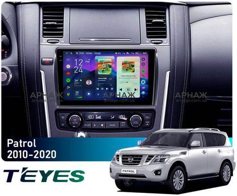 Штатная магнитола Teyes CC4 2K 8+128 Gb Nissan Patrol 6 Y62 2010-2020 (F2) 10"