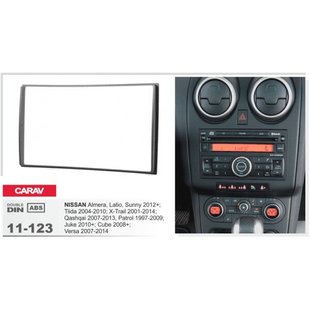 Рамка перехідна Carav 11-123 Nissan Tiida 04+/X-trail 04-07/Qashqai 07+/Patrol 97-02