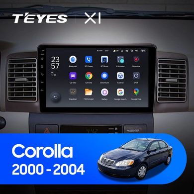 Штатна магнітола Teyes X1 2+32Gb Toyota Corolla E130 E120 2000-2004 (B) 9"
