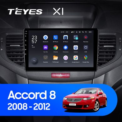 Штатна магнітола Teyes X1 2+32Gb Wi-Fi Honda Accord 8 2008-2012 9"