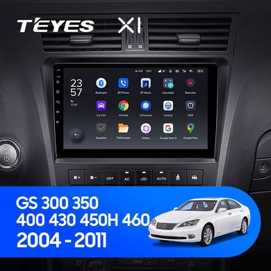 Штатна магнітола Teyes X1 2+32Gb Wi-Fi Lexus GS III 3 300 350 400 430 450H 460 2004-2011 9"