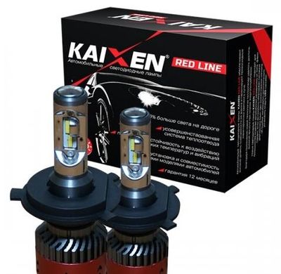 Світлодіодні автолампи Kaixen RedLine H4 6000K 35W