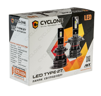 Світлодіодні автолампи Cyclone LED PSX24 5000K 5100Lm CR type 27