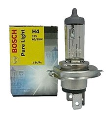 Автолампа Bosch Pure Light H4 60/55W 12V P43t (1987302041)