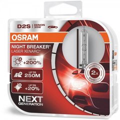 Автолампы Osram 66240XNL-DUO Night Breaker Laser +200% D2S 85V 35W P32d-2 XENARC
