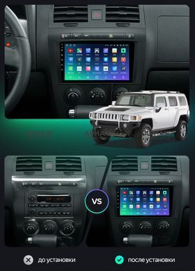 Штатна магнітола Teyes CC3 6GB+128GB 4G+WiFi Hummer H3 (2005-2010)