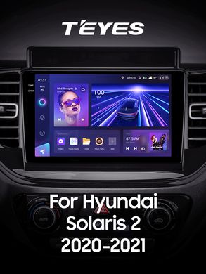 Штатная магнитола Teyes CC3 2K 4+32 Gb Hyundai Solaris 2 II 2020-2021 9"