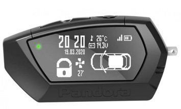 Брелок Pandora LCD D024 чорний DX 90 LORA