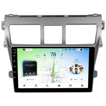 Штатна магнітола Teyes CC4L 6+64 Gb Toyota Vios 2 2007-2013 9"