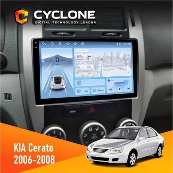 Штатная магнитола CYCLONE KIA Cerato 2006-2008 Conditioner C9-012 4/64 DSP 4G