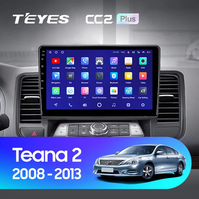 Штатна магнітола Teyes CC2L-PLUS 2+32 Gb Nissan Teana J32 2008-2013
