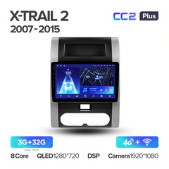 Штатна магнітола Teyes CC2L-PLUS 2+32 Gb Nissan X-Trail X Trail 2 T31 2007-2015