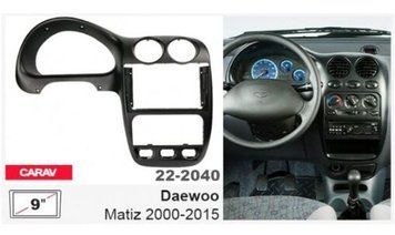 Перехідна рамка Carav 22-2040 Daewoo Matiz