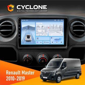 Штатна магнітола CYCLONE Renault Master 2010-2019 C10-012 4/64 DSP 4G