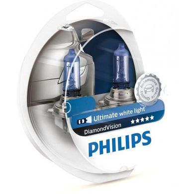 Лампа галогенная Philips H11 Diamond Vision 5000K 12362DVS2
