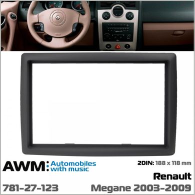 Перехідна рамка AWM 781-27-123 Renault Megane II
