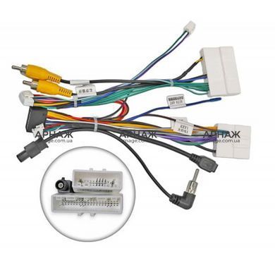 Комплект рамка+проводка QIV Nissan X-Trail. Qashqai. Rogue 2013-2017 Automatic air conditioning (F1) (W5) 10"