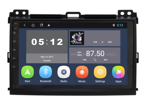Штатная магнитола SoundBox SBM-8113 CAE Toyota Prado 120 Europa CarPlay. Android Auto