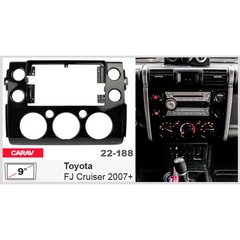 Рамка перехідна Carav 22-188 Toyota FJ Cruiser