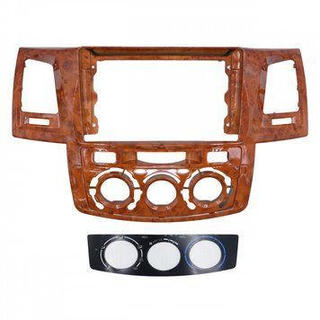 Комплект рамка+проводка QIV Toyota Fortuner 1 AN50 AN60 HILUX Revo Vigo 2008-2014 (F2) 9"