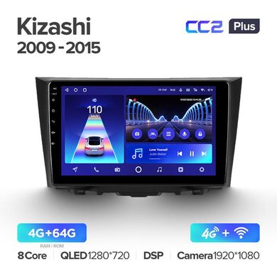 Штатна магнітола Teyes CC2 Plus 4GB+64GB 4G+WiFi Suzuki Kizashi (2009-2015)
