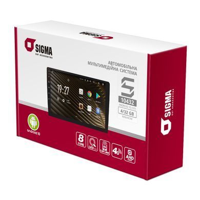 Автомагнітола Sigma S10432 4+32 Gb 4G DSP (10")