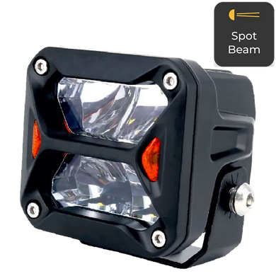 LED фара Drive-X WL SQ-105 DLX 3" DB+DRL 4L-20W OSR
