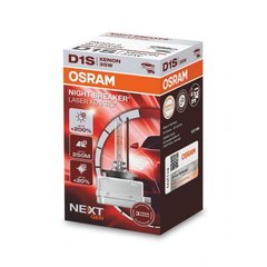 Ксеноновая лампа Osram 66140XNN Night Breaker Laser +200% D1S 85V 35W P32d-2 XENARC