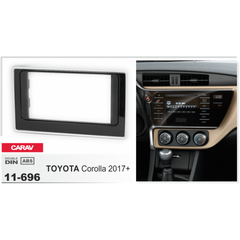 Рамка перехідна Carav 11-696 2-DIN TOYOTA Corolla 2017+)