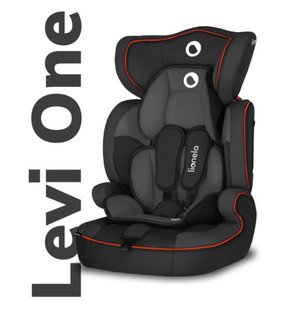 Дитяче автокрісло Lionelo LEVI ONE SPORTY BLACK