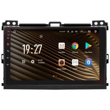 Штатна магнітола Sigma S9432 4+32 Gb 4G DSP Toyota Land Cruiser Prado 120 3 III For Lexus GX470 GX 470 J120 2002-2009 (F1) (B) 9"