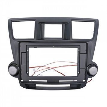 Комплект рамка+проводка QIV Toyota Highlander 2 XU40 2007-2013 Kluger 2008-2014 (F2) (W2) 10"