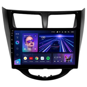 Штатная магнитола Teyes CC3 4+32 Gb Hyundai Solaris 1 2010-2016 Black 9"