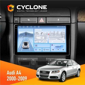 Штатна магнітола CYCLONE Audi A4 2000-2009 C9-012 4/64 DSP 4G
