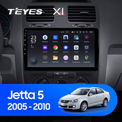 Штатная магнитола Teyes X1 2+32Gb Volkswagen Jetta 5 2005-2010 (A) 10"