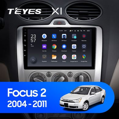 Штатна магнітола Teyes X1 2+32Gb Ford Focus 2 Mk 2 2005-2010 (B) 9"