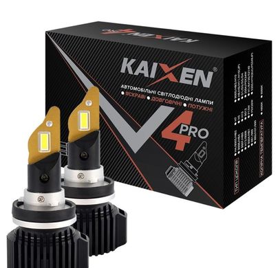 Светодиодные автолампы Kaixen V4 Pro H11 6000K 50W