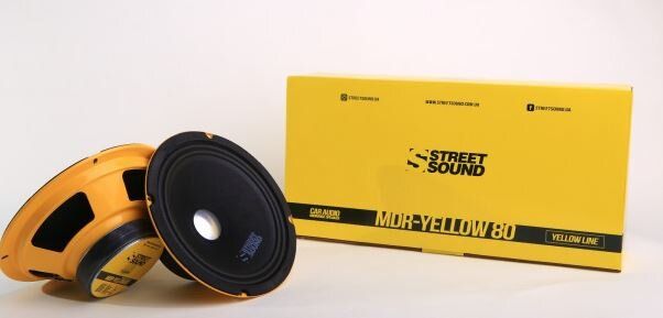 Акустика автомобильная Street Sound MDR-YELLOW 80