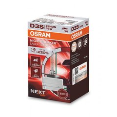 Ксеноновая лампа Osram 66340XNN Night Breaker Laser +200% D3S 85V 35W PK32d-5 XENARC
