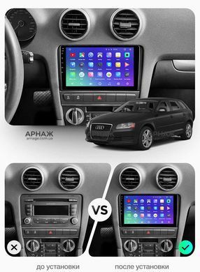 Штатна магнітола Teyes CC3 4GB+64GB 4G+WiFi Audi A3 (2003-2013)