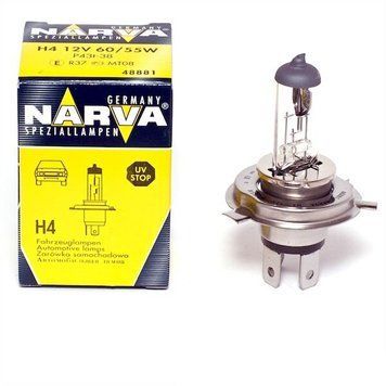 Автолампа Narva 48881 H4 12V 60/55 W P43t