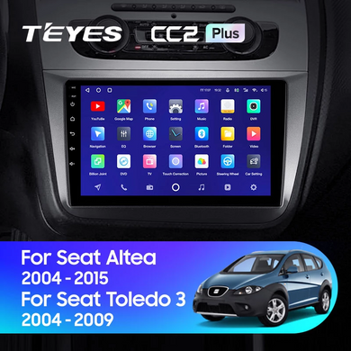 Штатна магнітола Teyes CC2 3Gb+32Gb Seat Altea 5P (2004-2015), Toledo 5P III 3 (2004-2009)