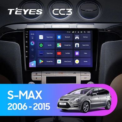 Штатна магнітола Teyes CC3 6+128 Gb 360° Ford S-MAX 1 2006-2015 9"