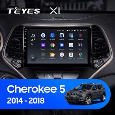 Штатная магнитола Teyes X1 2+32Gb Wi-Fi Jeep Cherokee 5 KL 2014-2018 10"