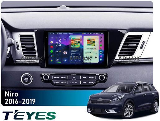 Штатная магнитола Teyes CC4 Pro 2K 12+256 Gb Kia Niro DE 2016-2019 9"