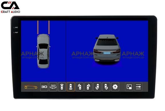 Автомагнітола CraftAudio MS-98256 Android13 QLED 8+256Gb 9" 2K